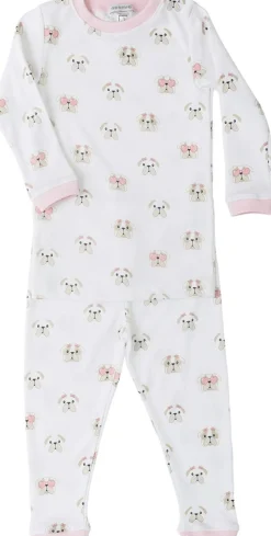 Noomie 2 Piece Pajamas - Pink Bulldog (5Y)
