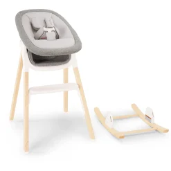 Nuna BRYN High Chair + Newborn Rocker Bundle - Heritage