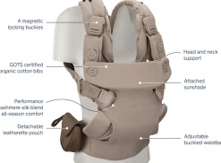 Nuna CUDL Luxe 4 in 1 Baby Carrier - Quartz