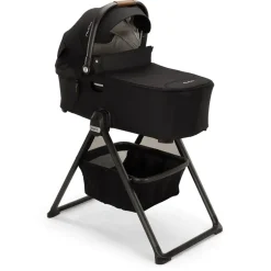 Nuna DEMI Next Bassinet + Stand - Caviar