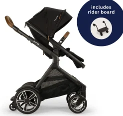 Nuna DEMI Next Stroller with Rider Board - Caviar