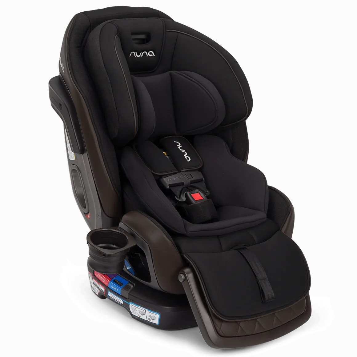 Nuna EXEC Next All-In-One Convertible Car Seat - Caviar / Chocolate