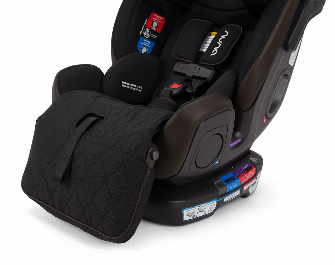 Nuna EXEC Next All-In-One Convertible Car Seat - Caviar / Chocolate