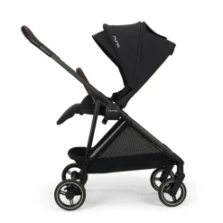 Nuna Flex Stroller + PIPA urbn Baseless Infant Car Seat Travel System Bundle - Caviar