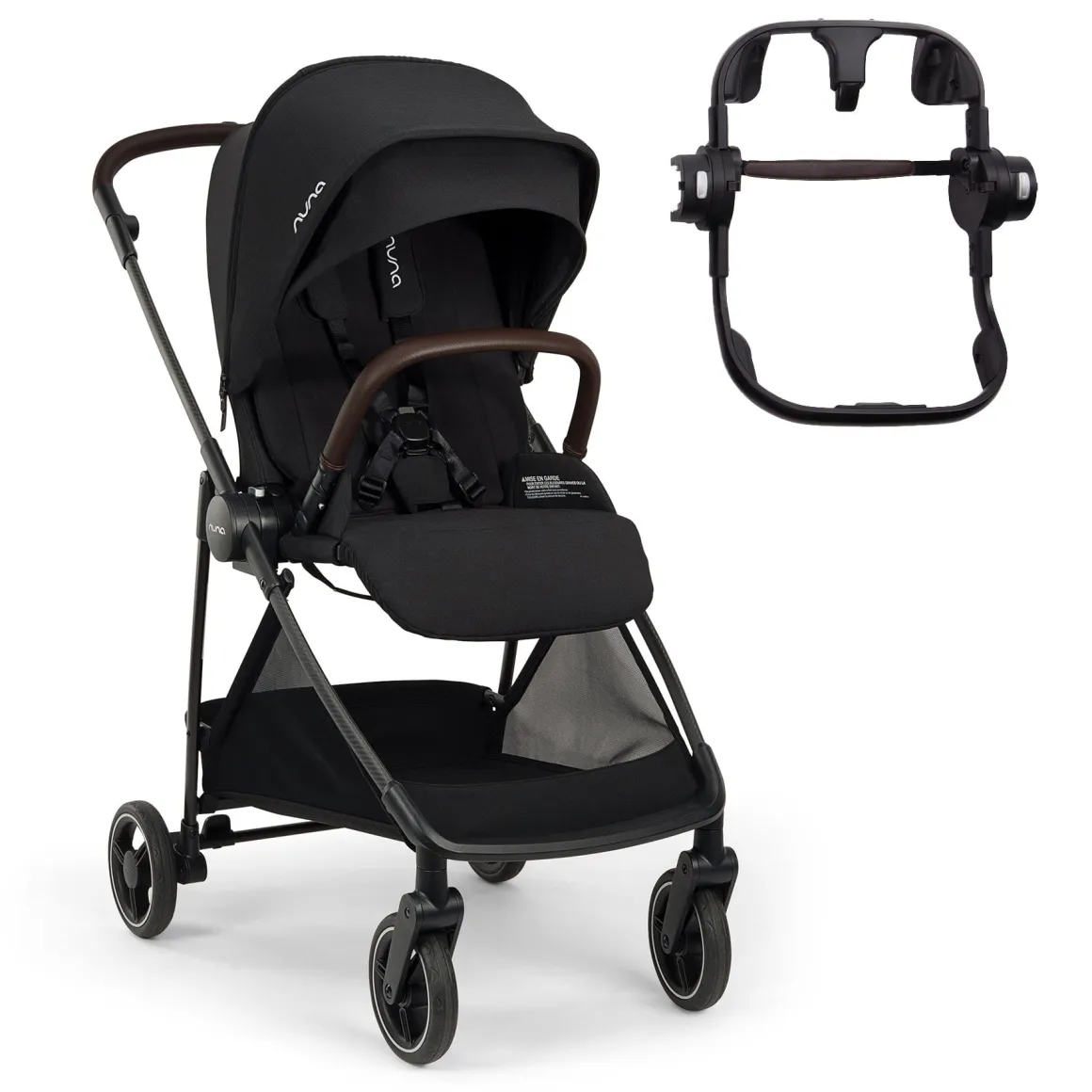 Nuna Flex System Frame + PIPA series adapter + Stroller Seat Bundle