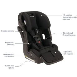Nuna LUMN Harness to Booster Car Seat - Caviar