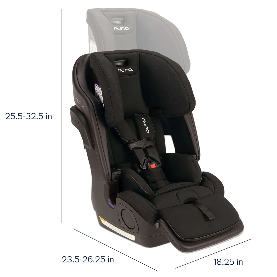 Nuna LUMN Harness to Booster Car Seat - Caviar