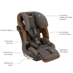 Nuna LUMN Harness to Booster Car Seat - Granite