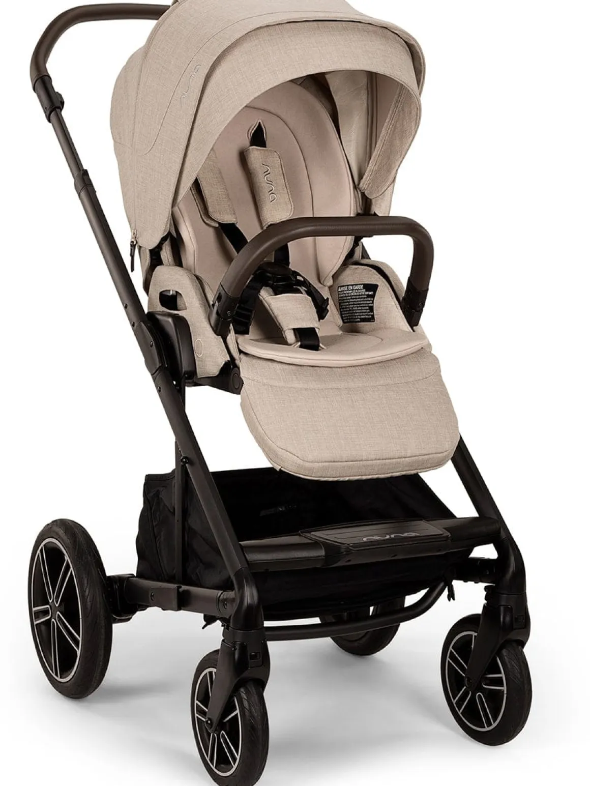 Nuna MIXX Next Stroller with Magnetic Buckle - Biscotti