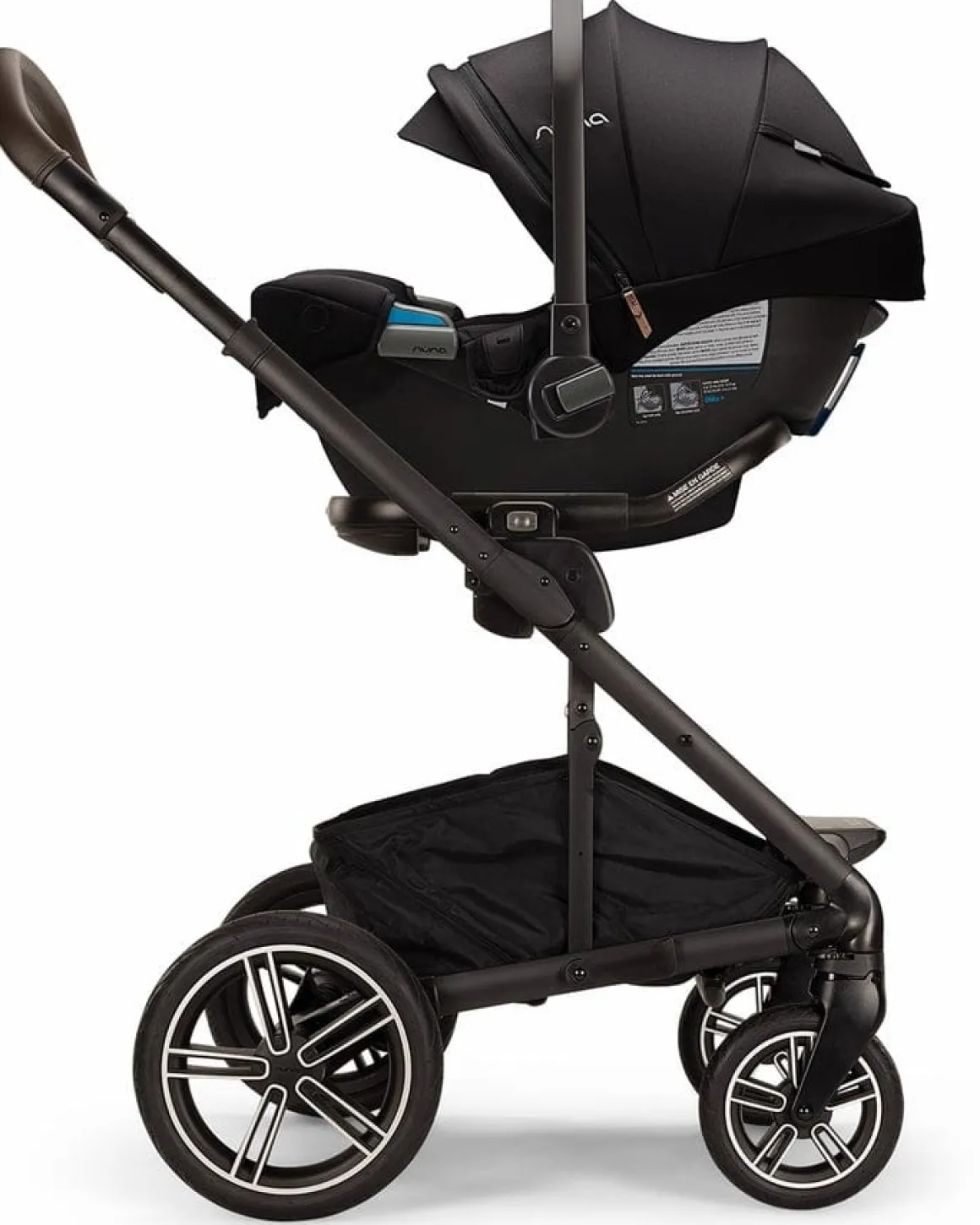 Nuna MIXX Next with Magnetic Buckle + PIPA Aire RX Travel System Bundle - Biscotti / Biscotti