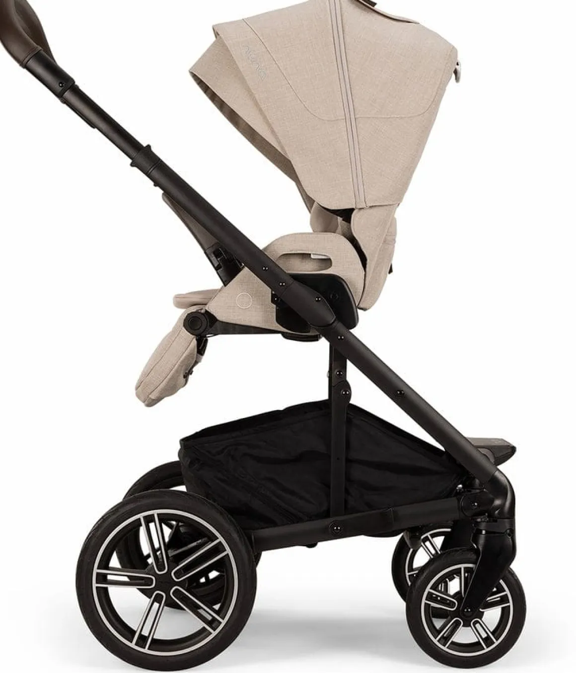 Nuna MIXX Next with Magnetic Buckle + PIPA Aire RX Travel System Bundle - Biscotti / Biscotti