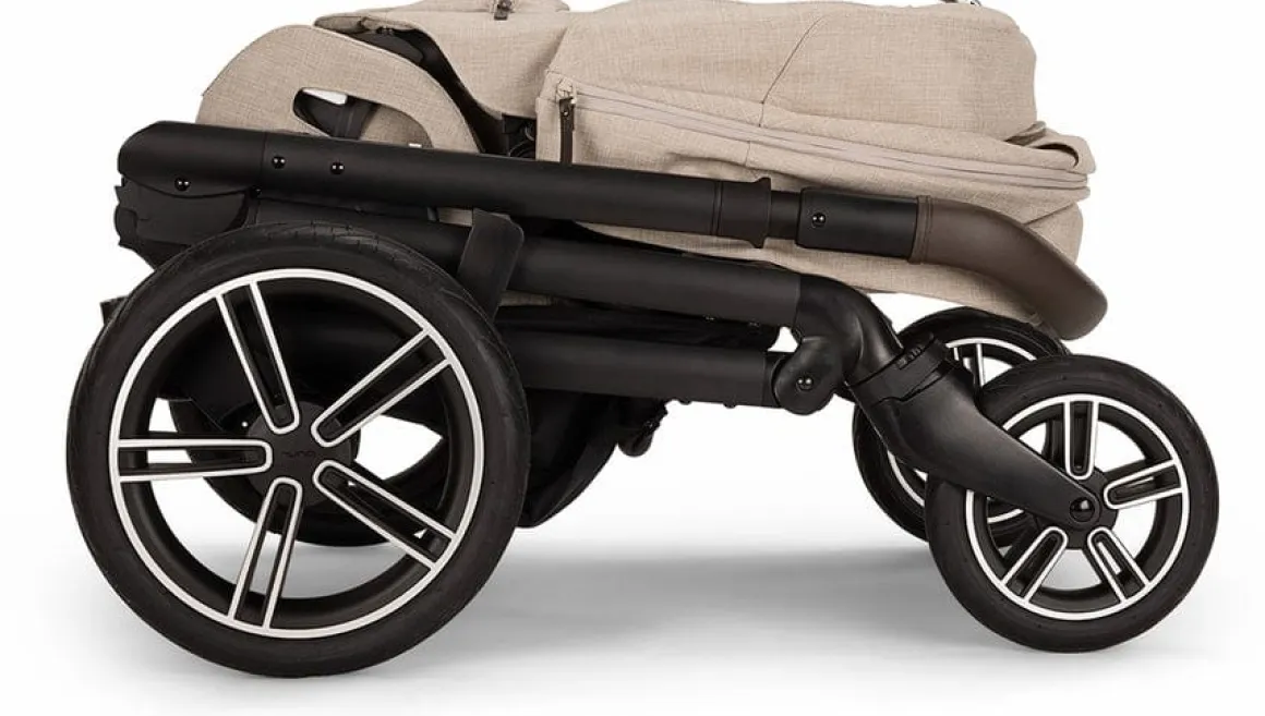 Nuna MIXX Next with Magnetic Buckle + PIPA Aire RX Travel System Bundle - Biscotti / Biscotti