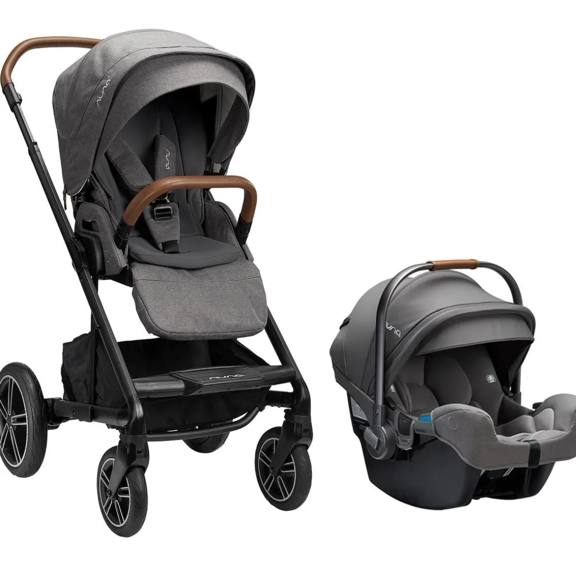 Nuna MIXX Next w/ Magnetic Buckle + Pipa RX Travel System - Granite