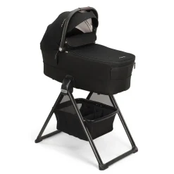 Nuna MIXX Series Bassinet + Stand (Folds with Stroller) - Caviar
