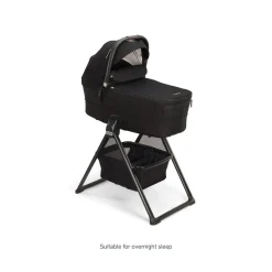 Nuna MIXX Series Bassinet + Stand (Folds with Stroller) - Caviar