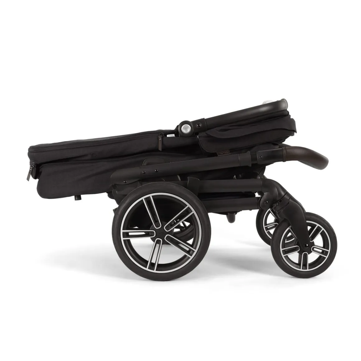 Nuna MIXX Series Bassinet + Stand (Folds with Stroller) - Caviar