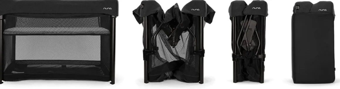 Nuna PAAL Travel Cot + Playard - Caviar