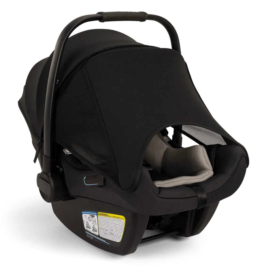 Nuna Pipa Aire Infant Car Seat + Pipa Series Base - Caviar / Chocolate