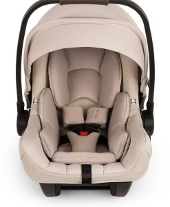Nuna PIPA Aire RX Infant Car Seat + PIPA RELX Base with Load Leg - Biscotti