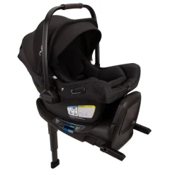 Nuna PIPA Aire RX Infant Car Seat + PIPA RELX Base with Load Leg - Caviar / Chocolate