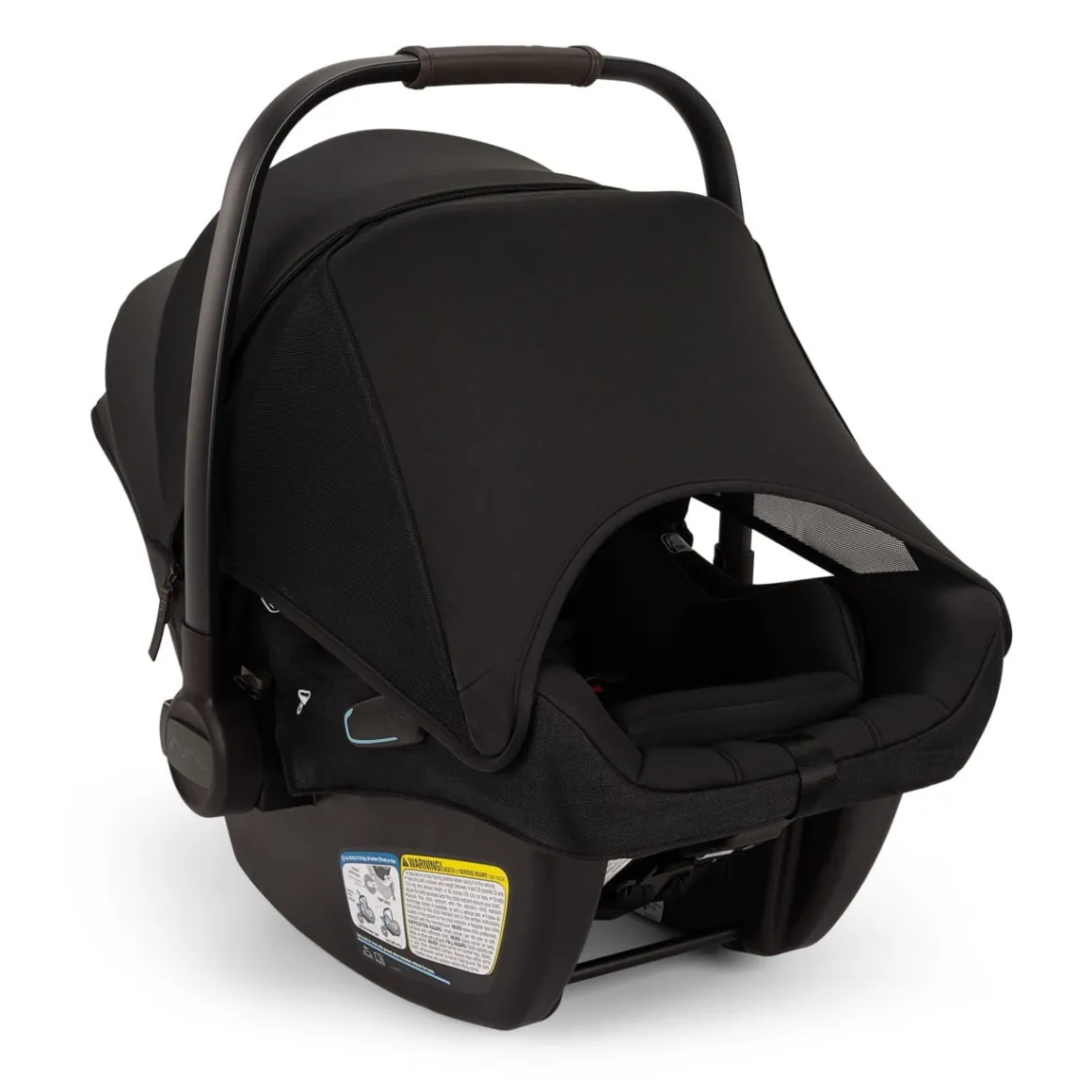 Nuna PIPA Aire RX Infant Car Seat + PIPA RELX Base with Load Leg - Caviar / Chocolate