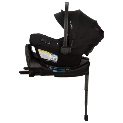Nuna PIPA Aire RX Infant Car Seat + PIPA RELX Base with Load Leg - Caviar / Chocolate