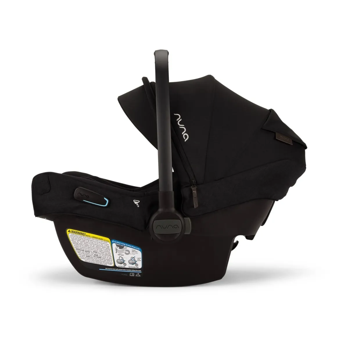 Nuna PIPA Aire RX Infant Car Seat + PIPA RELX Base with Load Leg - Caviar / Chocolate