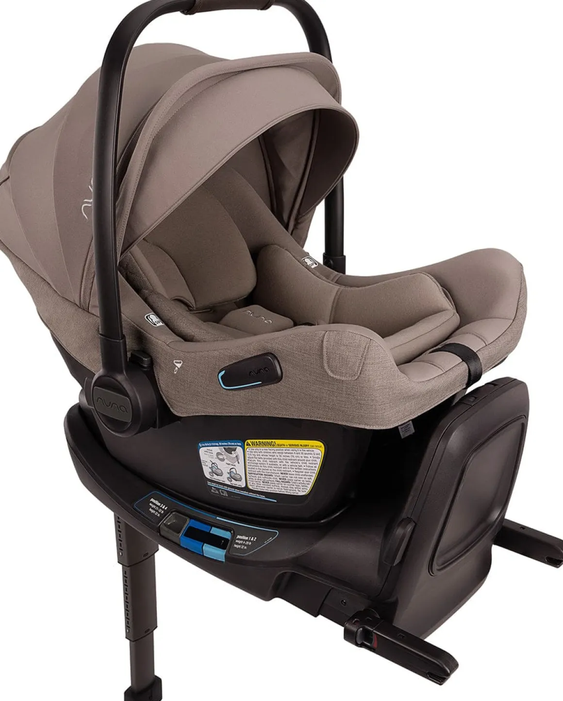 Nuna PIPA Aire RX Infant Car Seat + PIPA RELX Base with Load Leg - Cedar