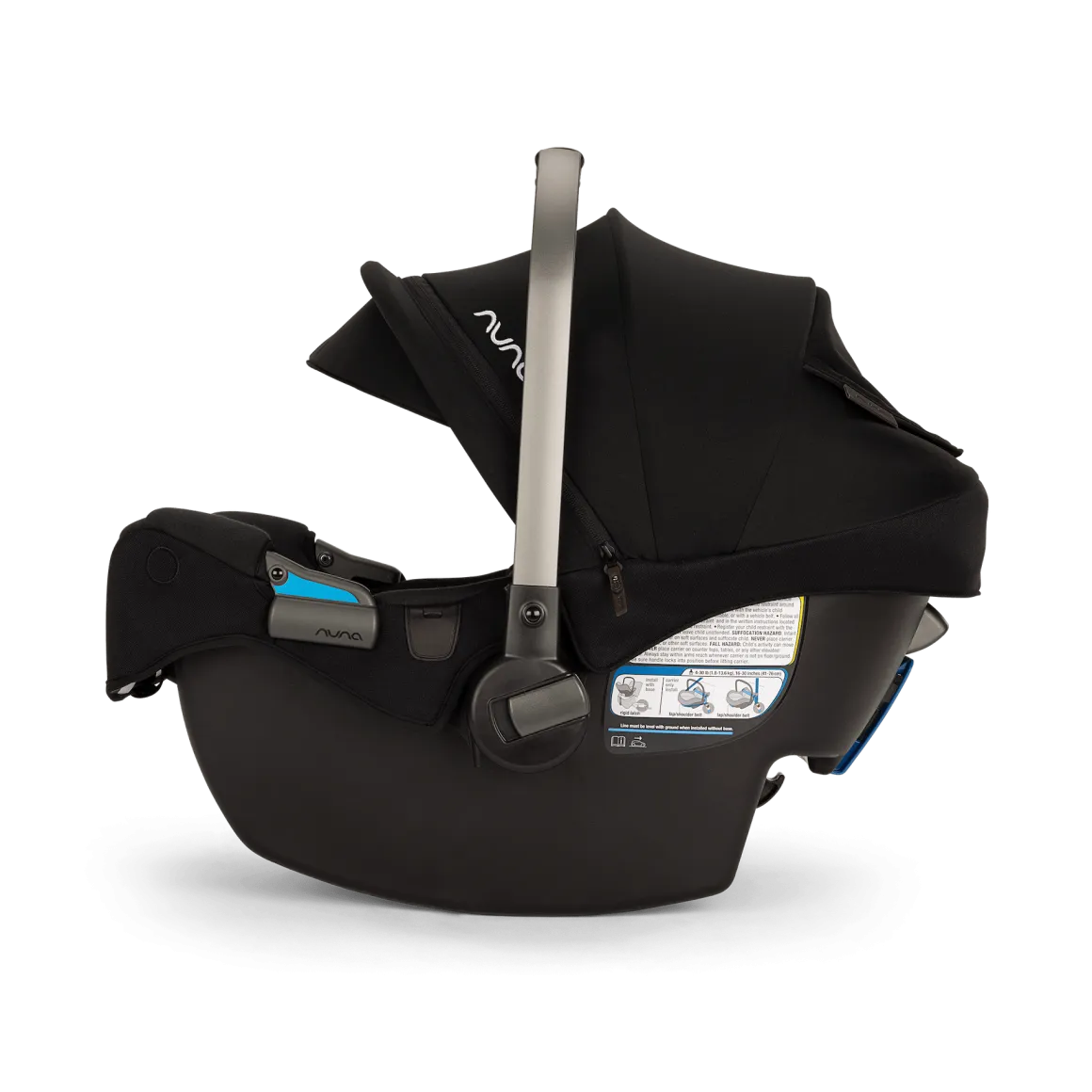 Nuna PIPA RX Infant Car Seat + RELX Base with Load Leg - Caviar / Chocolate