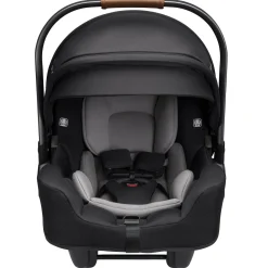 Nuna PIPA RX Infant Car Seat + RELX Base with Load Leg - Caviar / Cognac