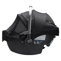 Nuna PIPA RX Infant Car Seat + RELX Base with Load Leg - Caviar / Cognac