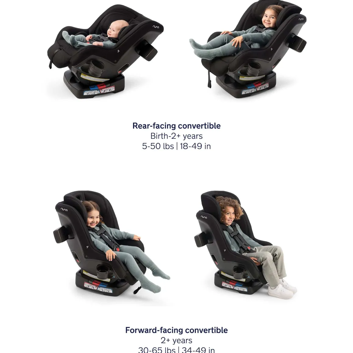 Nuna RAVA next Convertible Car Seat - Cedar