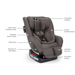 Nuna RAVA next Convertible Car Seat - Granite
