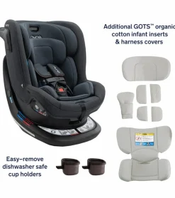 Nuna REVV Rotating Convertible Car Seat - Caviar
