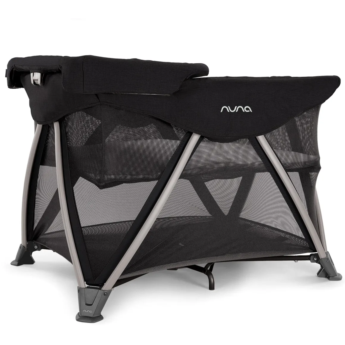 Nuna SENA Aire Playard with Zip-Off Bassinet + Changer (One Box) - Caviar