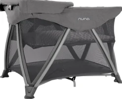 Nuna SENA Aire Playard with Zip-Off Bassinet + Changer (One Box) - Granite