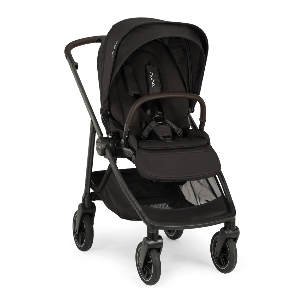 Nuna SWIV Lightweight Stroller - Caviar / Chocolate
