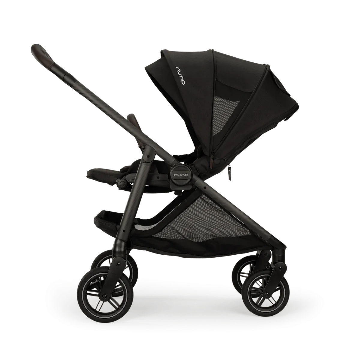 Nuna SWIV Lightweight Stroller - Caviar / Chocolate