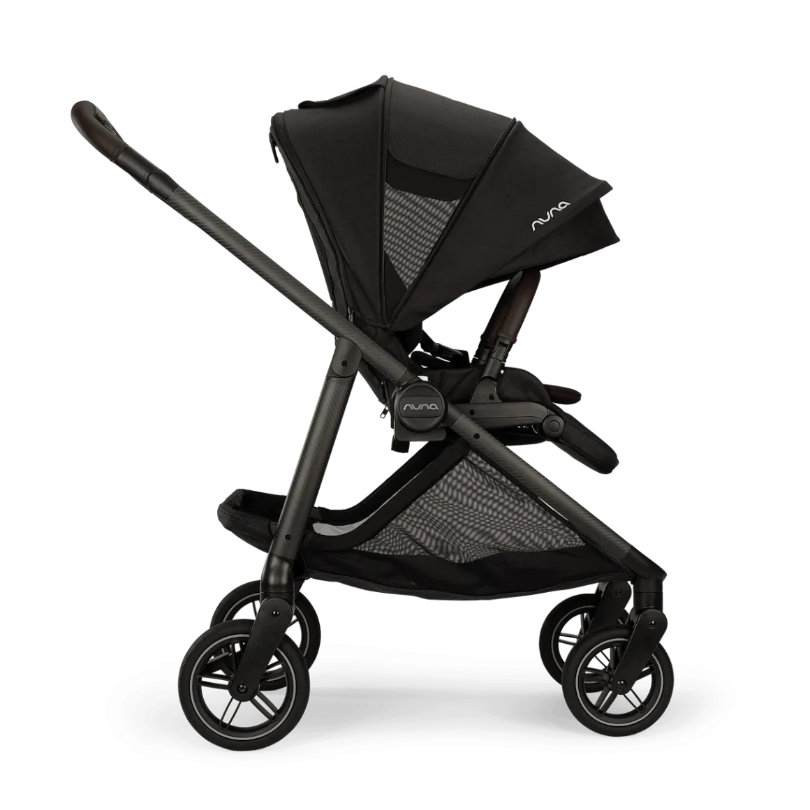 Nuna SWIV Lightweight Stroller - Caviar / Chocolate