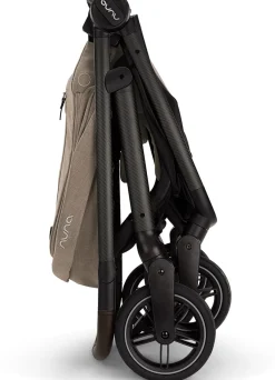 Nuna SWIV Stroller + TRIV & SWIV Bassinet + Stand Bundle - Acorn / Caviar