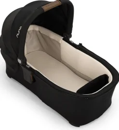 Nuna SWIV Stroller + TRIV & SWIV Bassinet + Stand Bundle - Chai / Caviar