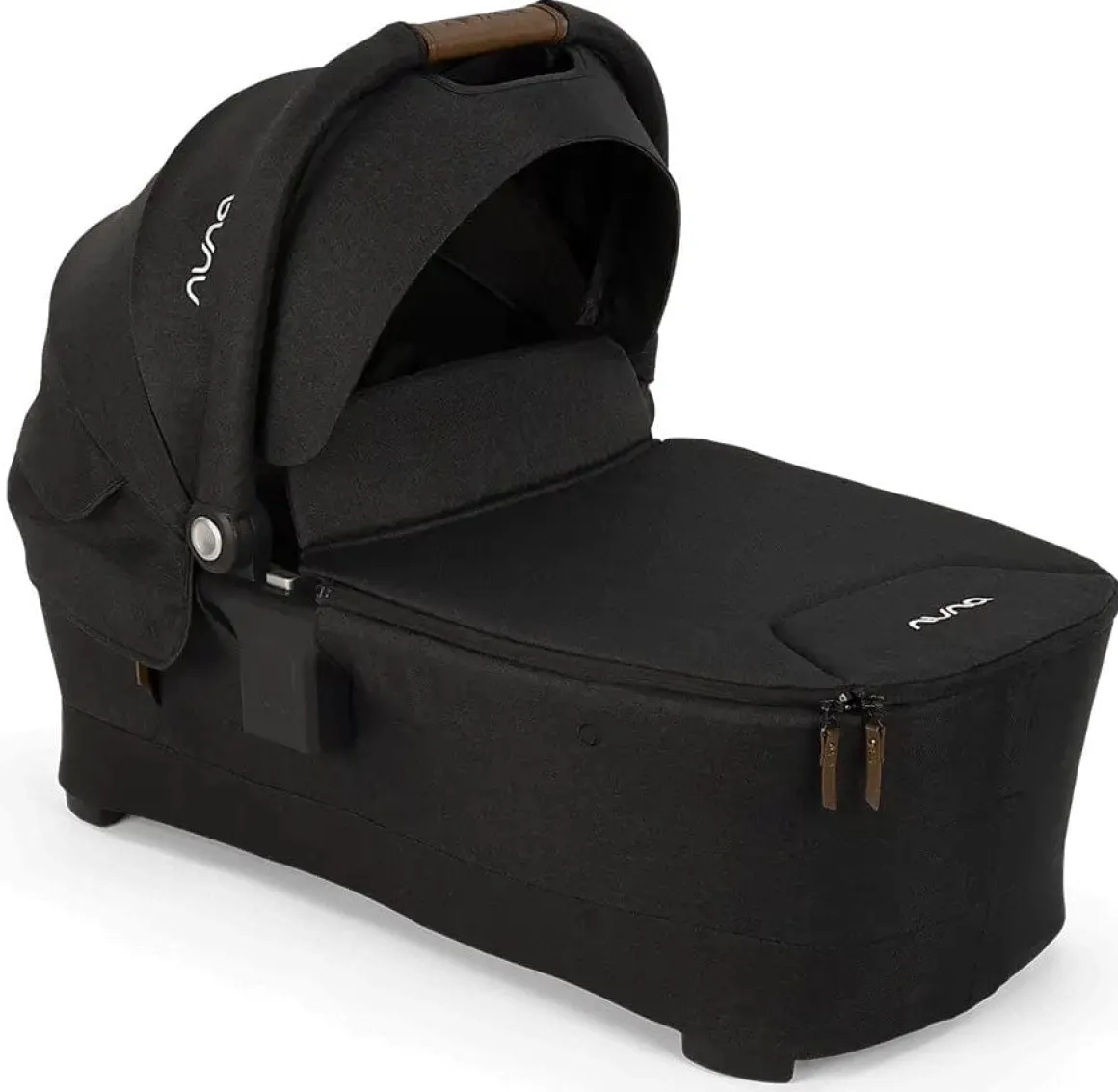 Nuna SWIV & TRIV Series Bassinet + Stand - Caviar