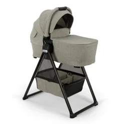 Nuna SWIV & TRIV Series Bassinet + Stand - Graphene (Nuna x BMW)
