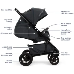 Nuna TAVO Next + PIPA Rx Travel System (2 Box) - Granite