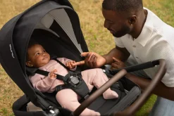 Nuna TRIV lx + PIPA urbn Baseless Infant Car Seat Travel System - Caviar