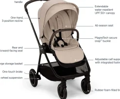 Nuna TRIV Next Compact Stroller - Biscotti