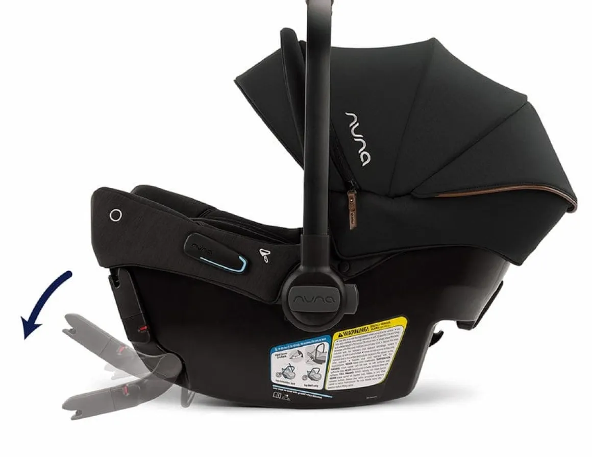 Nuna TRVL LX + PIPA urbn Baseless Infant Car Seat Travel System - Cedar