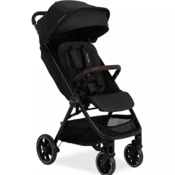 Nuna TRVL LX Self-Folding Compact Stroller - Caviar / Chocolate