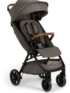 Nuna TRVL LX Self-Folding Compact Stroller - Granite