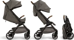 Nuna TRVL LX Self-Folding Compact Stroller - Granite